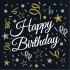Set 20 servetele Happy Birthday 33 cm