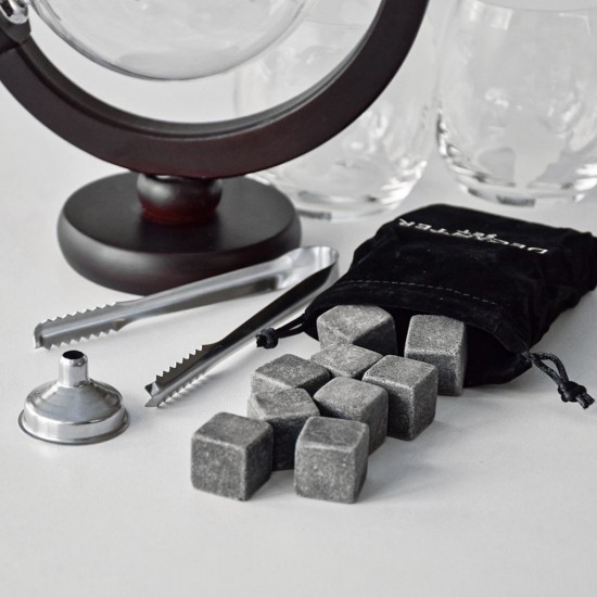 Set decantor glob whisky si cuburi pentru racire Set decantor glob whisky si cuburi pentru racire