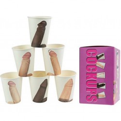 Set de pahare penis (6 x 300 ml)