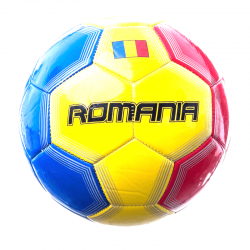 Minge fotbal, Tricolor Romania, diametru 25 cm, pentru copii si profesionisti
