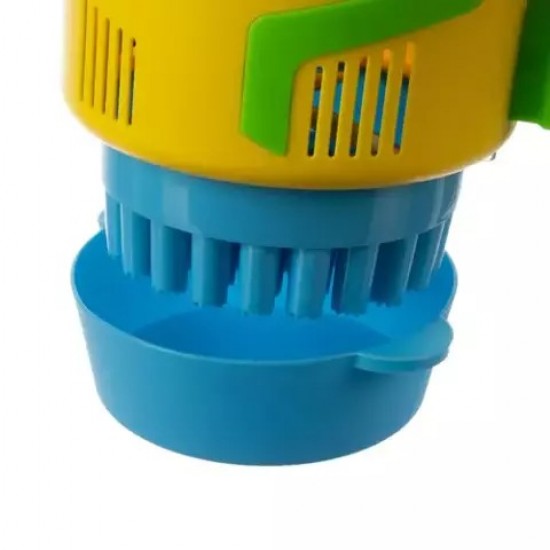 Pistol pentru baloane de sapun, BAZOOK , 48 de orificii, Galben Pistol pentru baloane de sapun, BAZOOK , 48 de orificii, Galben