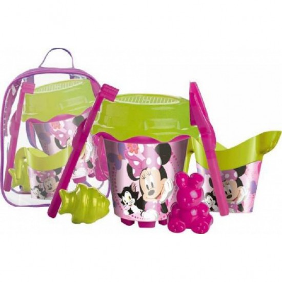 Set de jucarii de plaja Minnie Mouse - 18cm Set de jucarii de plaja Minnie Mouse - 18cm