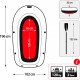 Barca gonflabila explorer 200 Intex 196x102x33cm Barca gonflabila explorer 200 Intex 196x102x33cm