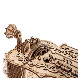 Puzzle 3D mecanic din lemn lira lui Da Vinci