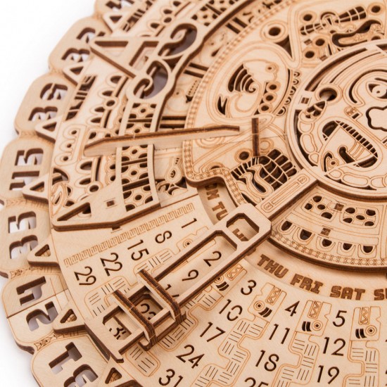 Puzzle 3D din lemn calendar Mayan