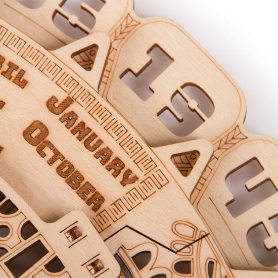 Puzzle 3D din lemn calendar Mayan