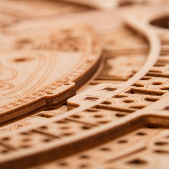 Puzzle 3D din lemn calendar Mayan