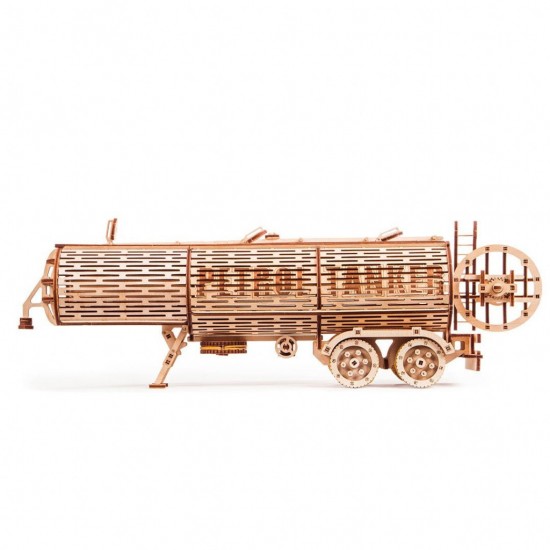 Puzzle 3D din lemn remorca cisterna pentru tirul Big Rig