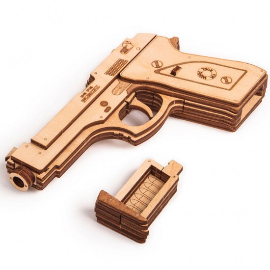 Puzzle 3D din lemn set de arme