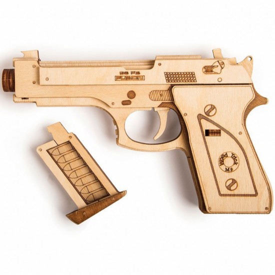 Puzzle 3D din lemn set de arme